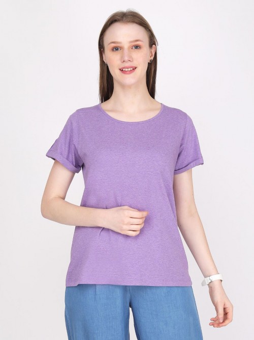 Women Purple Tshirts