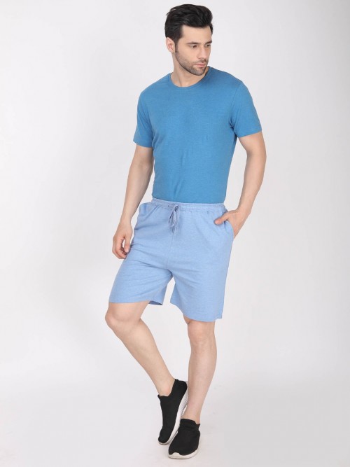 Men Shorts In Light Blue